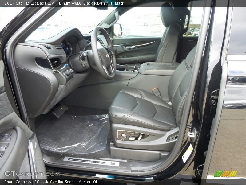 2017 Escalade ESV Platinum 4WD Jet Black Interior