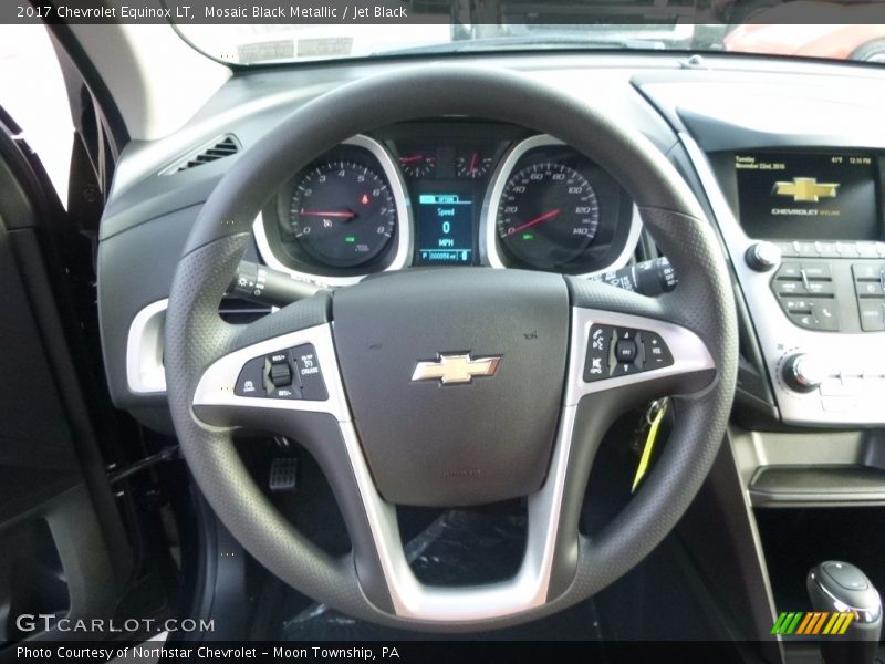Mosaic Black Metallic / Jet Black 2017 Chevrolet Equinox LT