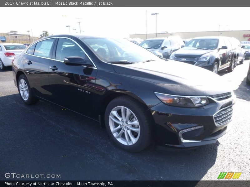 Mosaic Black Metallic / Jet Black 2017 Chevrolet Malibu LT