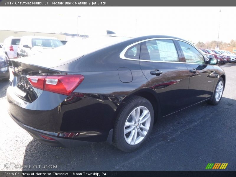 Mosaic Black Metallic / Jet Black 2017 Chevrolet Malibu LT