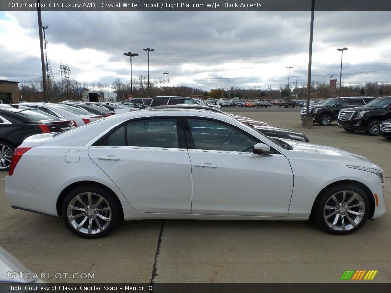  2017 CTS Luxury AWD Crystal White Tricoat