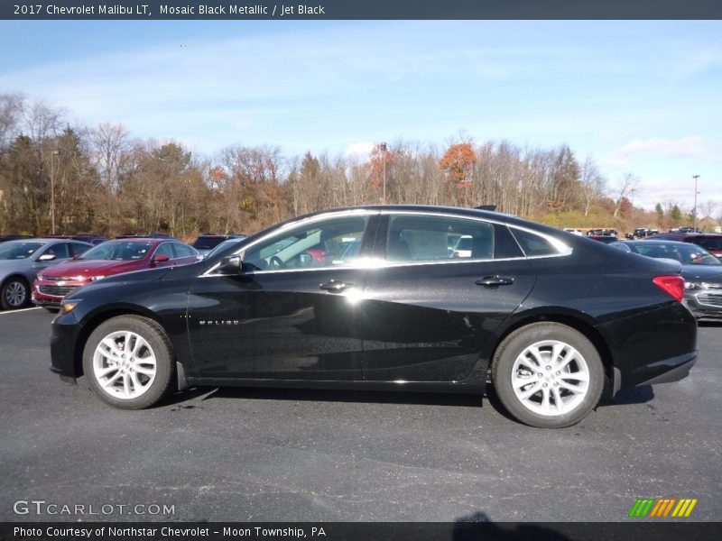 Mosaic Black Metallic / Jet Black 2017 Chevrolet Malibu LT