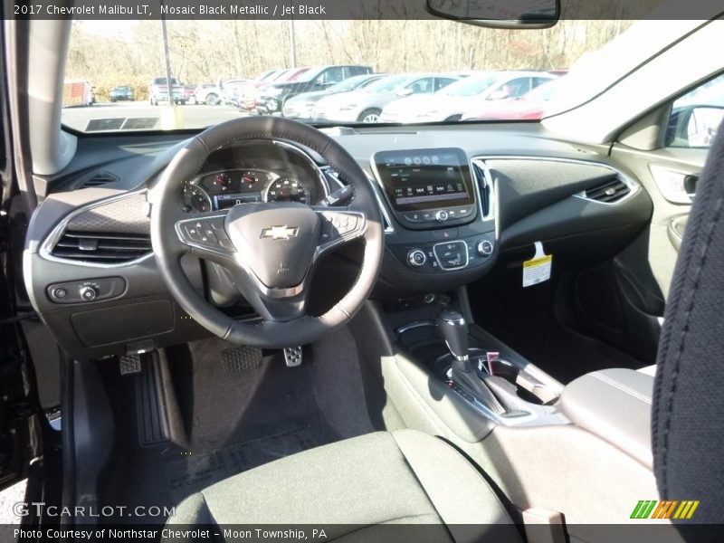 Mosaic Black Metallic / Jet Black 2017 Chevrolet Malibu LT