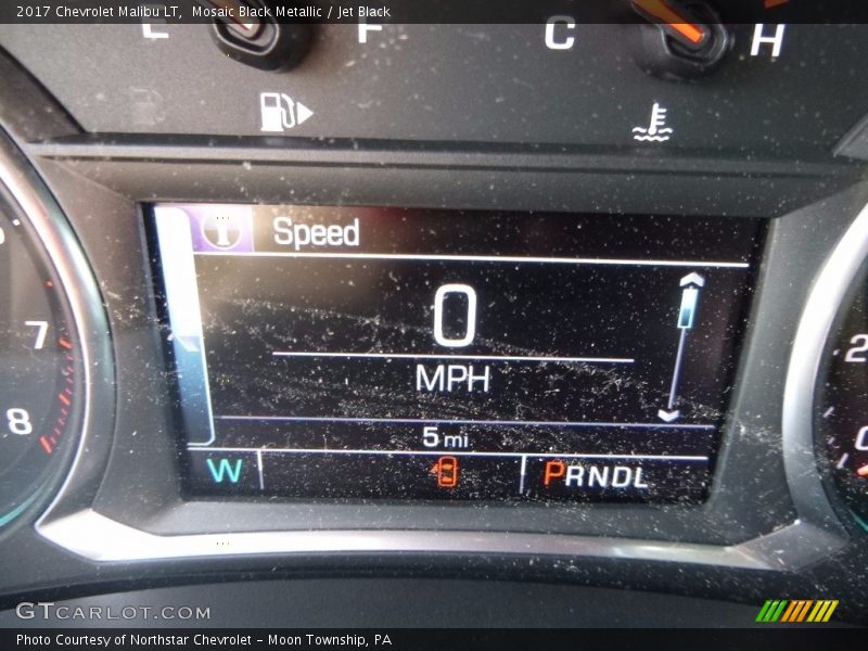 Mosaic Black Metallic / Jet Black 2017 Chevrolet Malibu LT