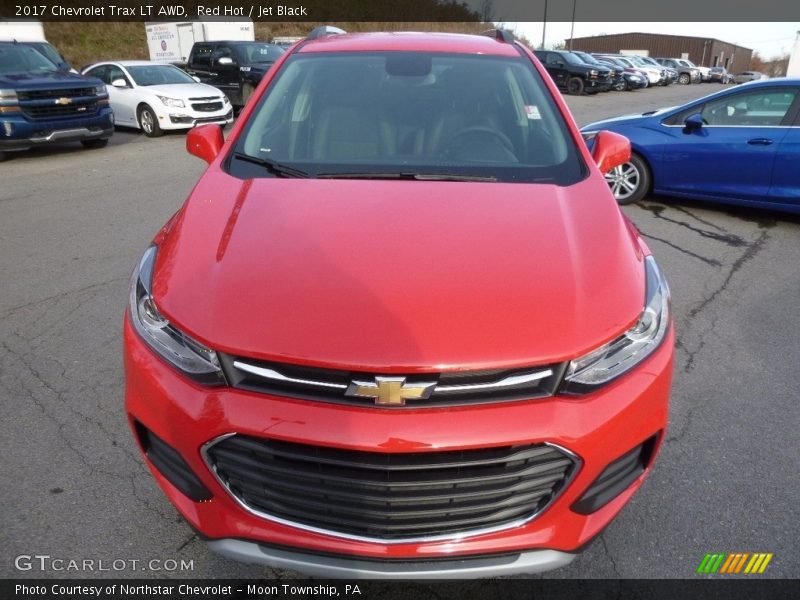 Red Hot / Jet Black 2017 Chevrolet Trax LT AWD