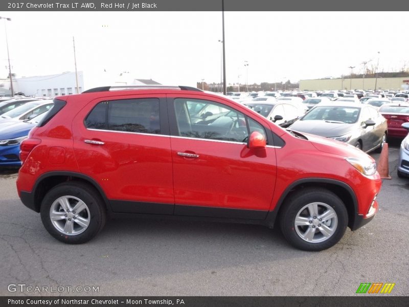 Red Hot / Jet Black 2017 Chevrolet Trax LT AWD