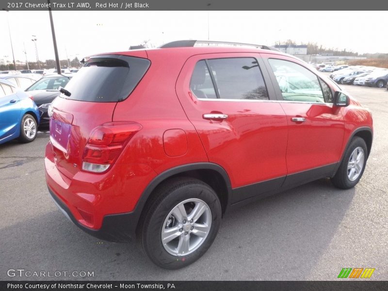 Red Hot / Jet Black 2017 Chevrolet Trax LT AWD