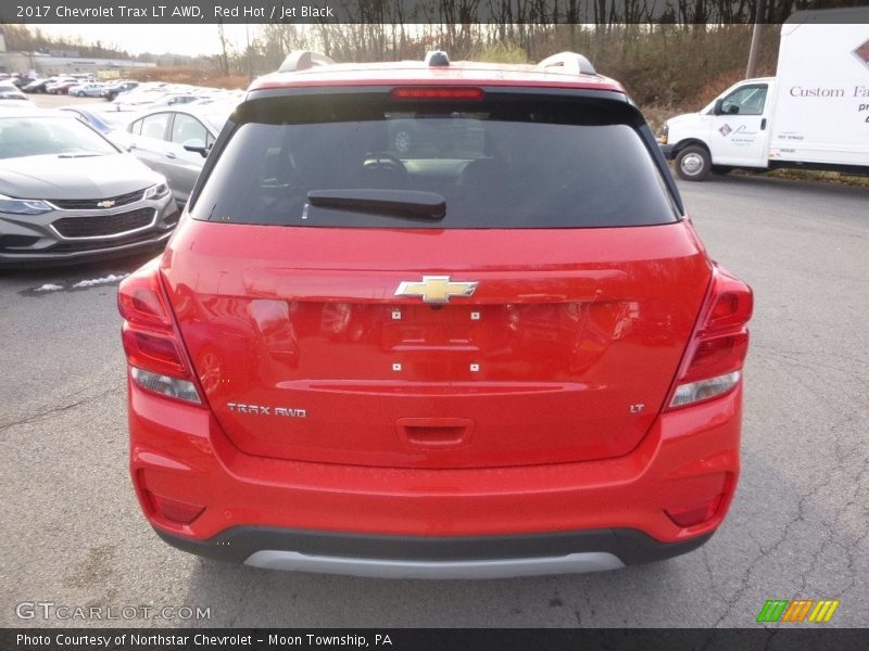 Red Hot / Jet Black 2017 Chevrolet Trax LT AWD