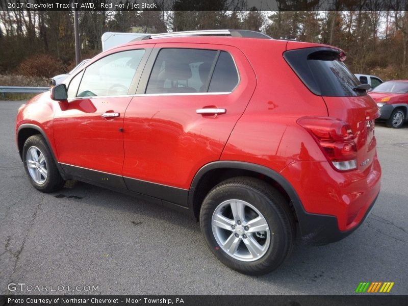 Red Hot / Jet Black 2017 Chevrolet Trax LT AWD