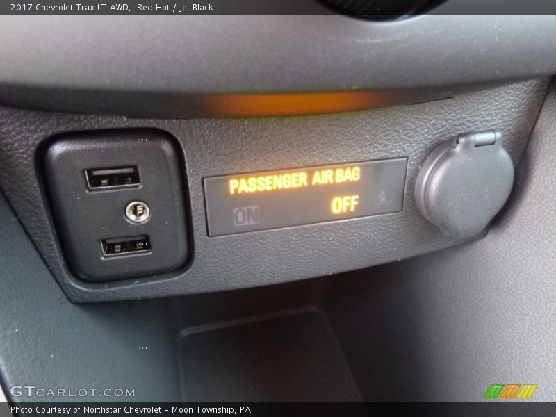 Red Hot / Jet Black 2017 Chevrolet Trax LT AWD