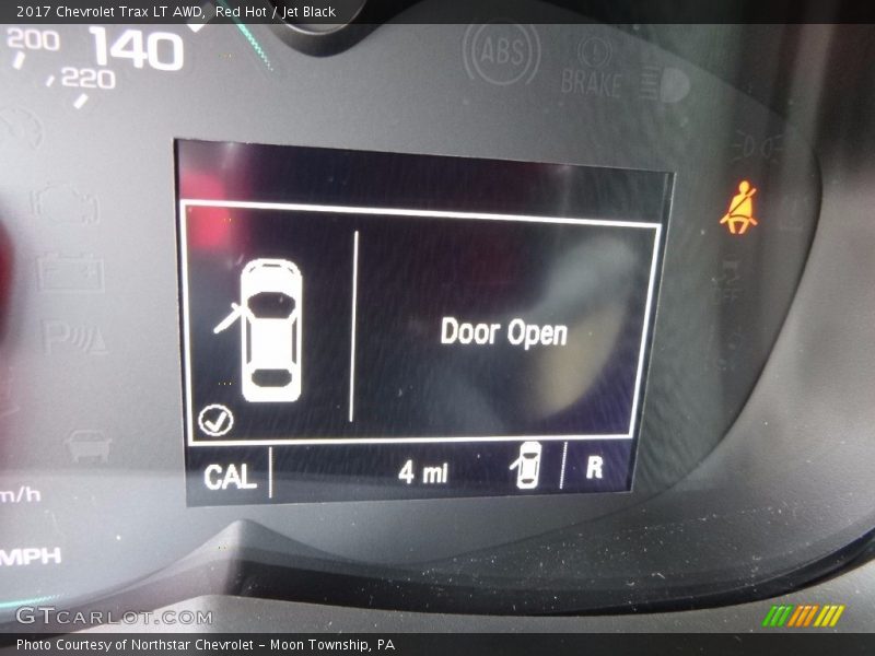 Red Hot / Jet Black 2017 Chevrolet Trax LT AWD