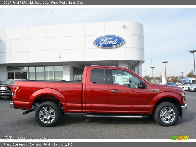  2017 F150 XLT SuperCab Ruby Red
