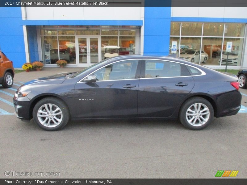 Blue Velvet Metallic / Jet Black 2017 Chevrolet Malibu LT