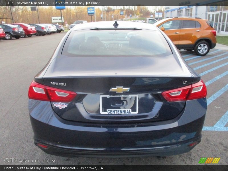 Blue Velvet Metallic / Jet Black 2017 Chevrolet Malibu LT