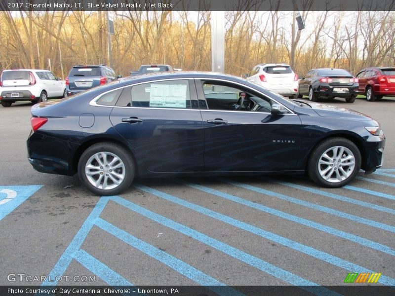 Blue Velvet Metallic / Jet Black 2017 Chevrolet Malibu LT