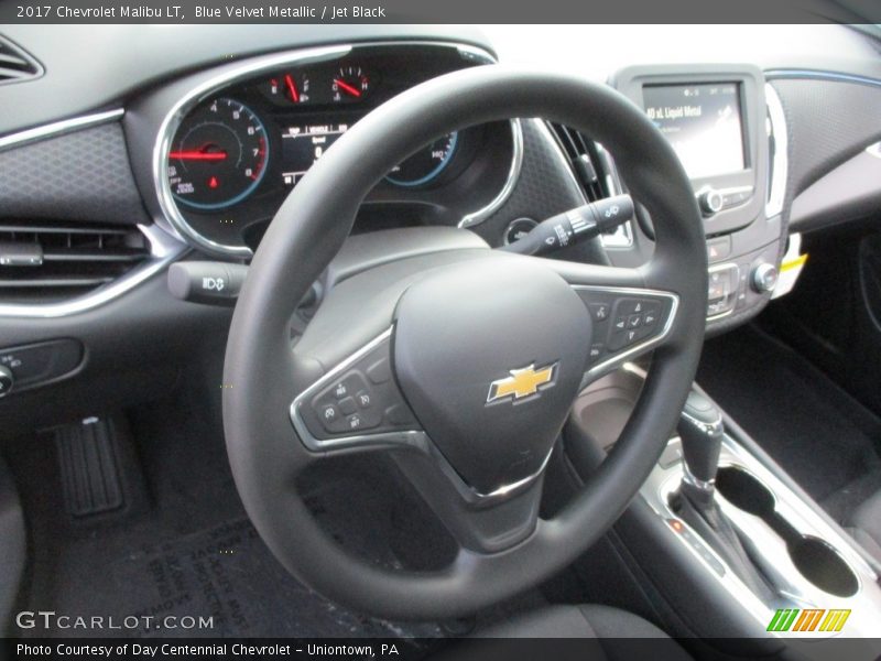 Blue Velvet Metallic / Jet Black 2017 Chevrolet Malibu LT