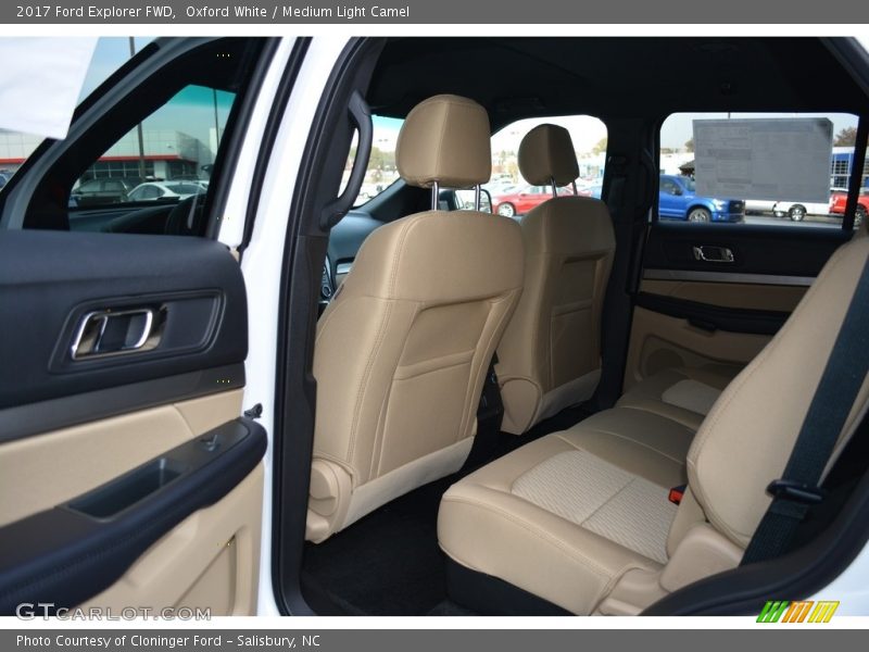Rear Seat of 2017 Explorer FWD