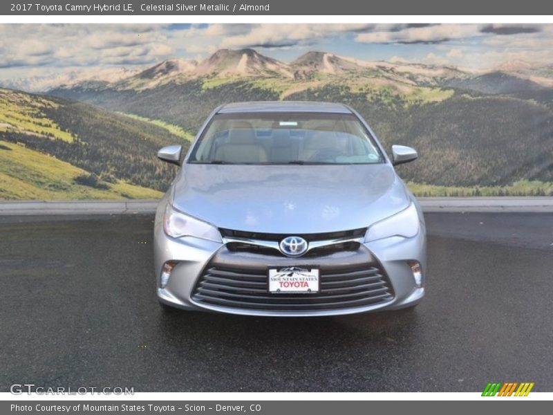 Celestial Silver Metallic / Almond 2017 Toyota Camry Hybrid LE