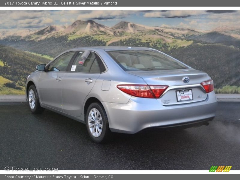 Celestial Silver Metallic / Almond 2017 Toyota Camry Hybrid LE