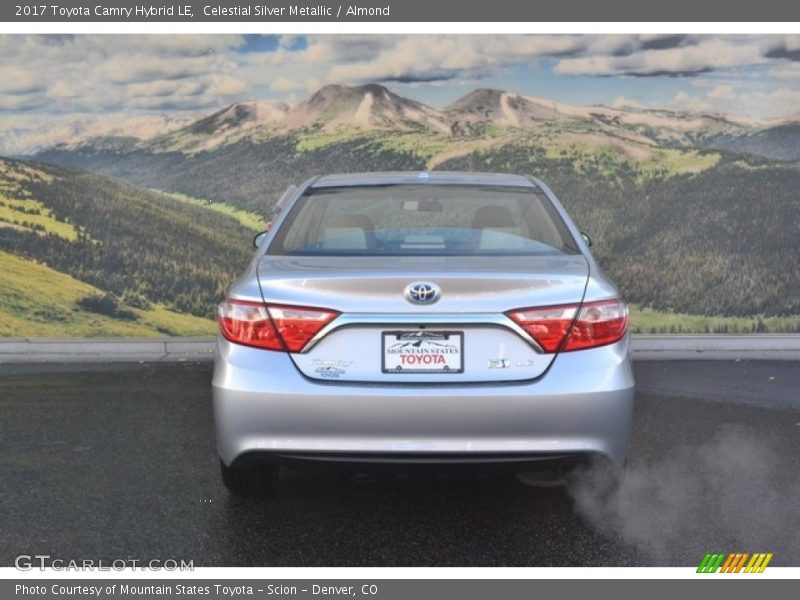 Celestial Silver Metallic / Almond 2017 Toyota Camry Hybrid LE