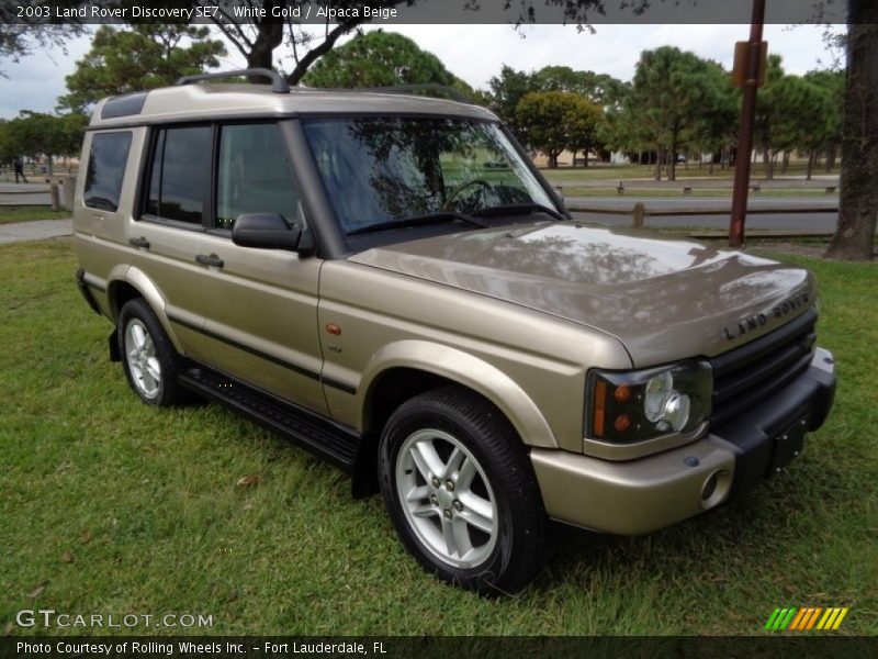 White Gold / Alpaca Beige 2003 Land Rover Discovery SE7