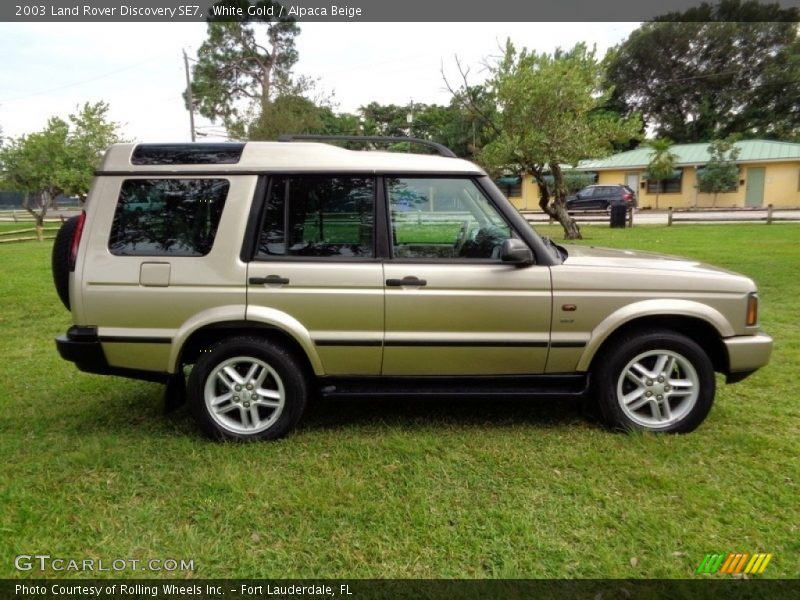 White Gold / Alpaca Beige 2003 Land Rover Discovery SE7