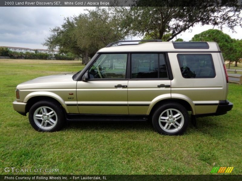 White Gold / Alpaca Beige 2003 Land Rover Discovery SE7