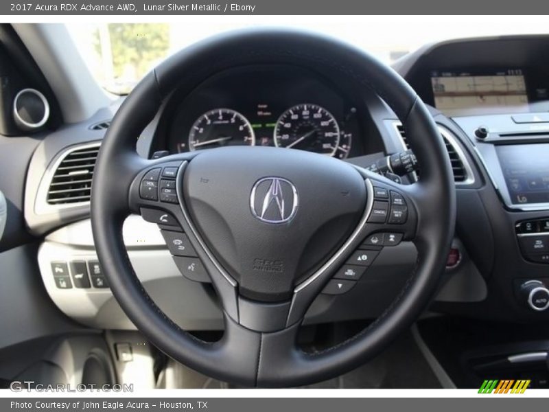 Lunar Silver Metallic / Ebony 2017 Acura RDX Advance AWD