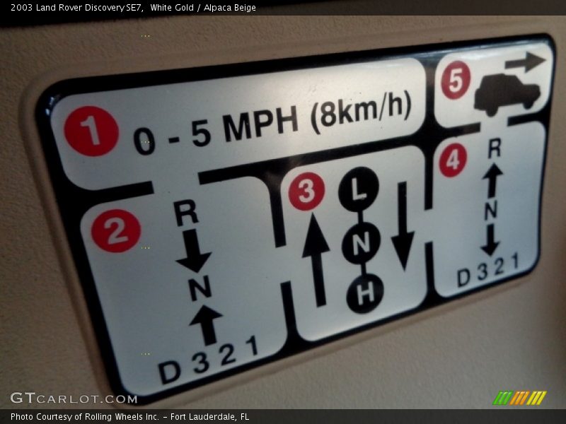 White Gold / Alpaca Beige 2003 Land Rover Discovery SE7