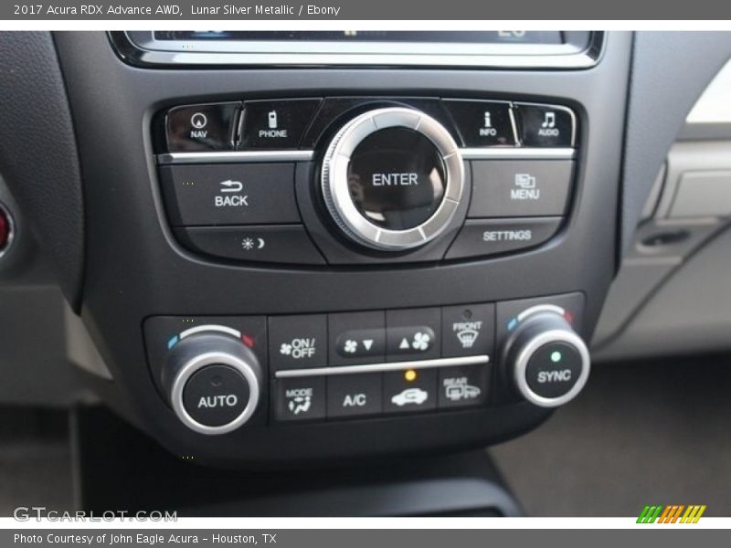 Lunar Silver Metallic / Ebony 2017 Acura RDX Advance AWD