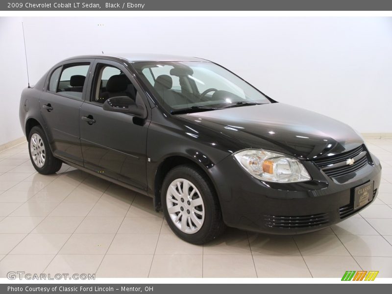 Black / Ebony 2009 Chevrolet Cobalt LT Sedan