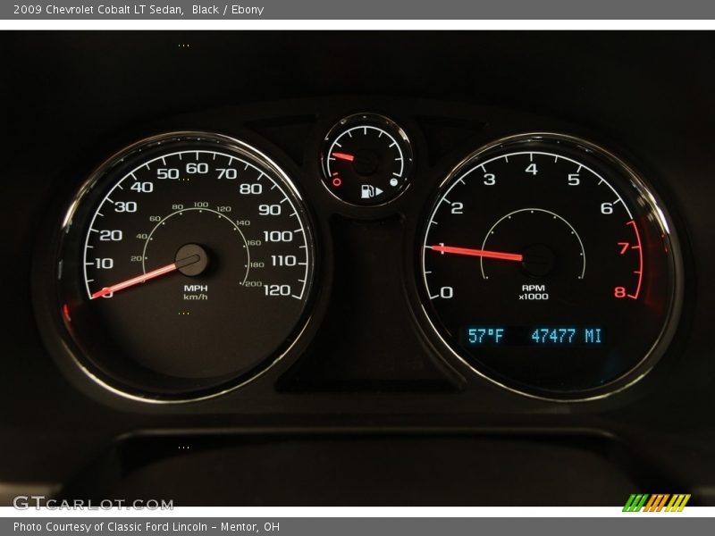 Black / Ebony 2009 Chevrolet Cobalt LT Sedan