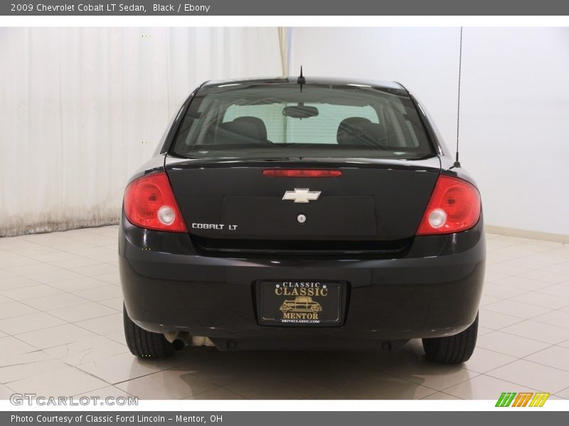 Black / Ebony 2009 Chevrolet Cobalt LT Sedan