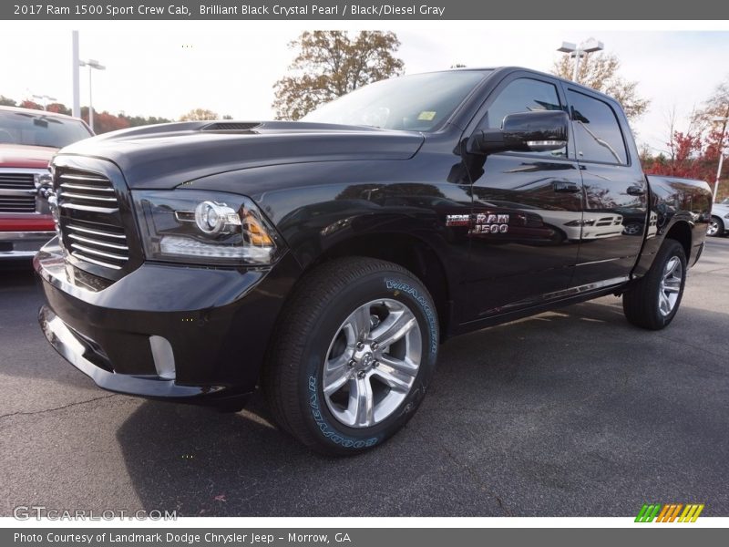 Front 3/4 View of 2017 1500 Sport Crew Cab