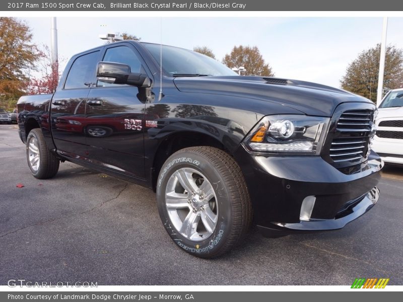 Front 3/4 View of 2017 1500 Sport Crew Cab