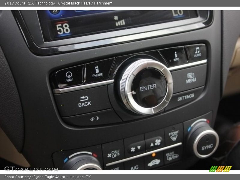 Crystal Black Pearl / Parchment 2017 Acura RDX Technology