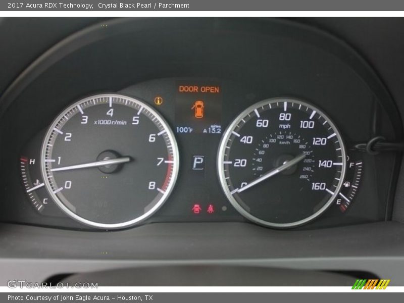 Crystal Black Pearl / Parchment 2017 Acura RDX Technology