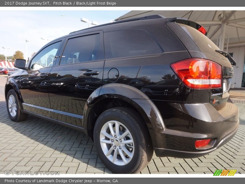 Pitch Black / Black/Light Frost Beige 2017 Dodge Journey SXT
