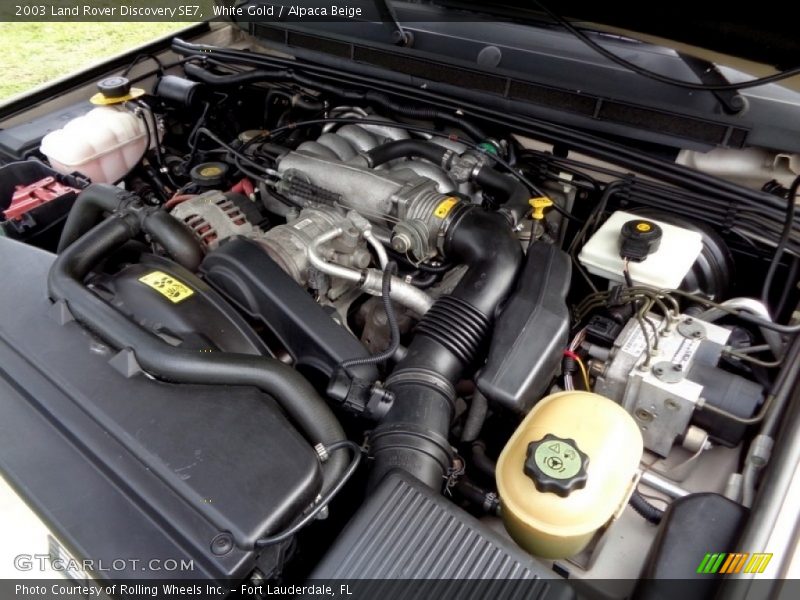 White Gold / Alpaca Beige 2003 Land Rover Discovery SE7