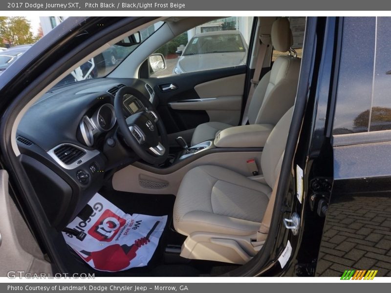  2017 Journey SXT Black/Light Frost Beige Interior
