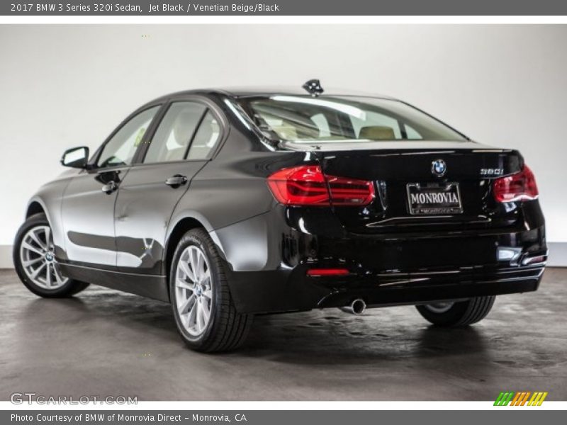 Jet Black / Venetian Beige/Black 2017 BMW 3 Series 320i Sedan