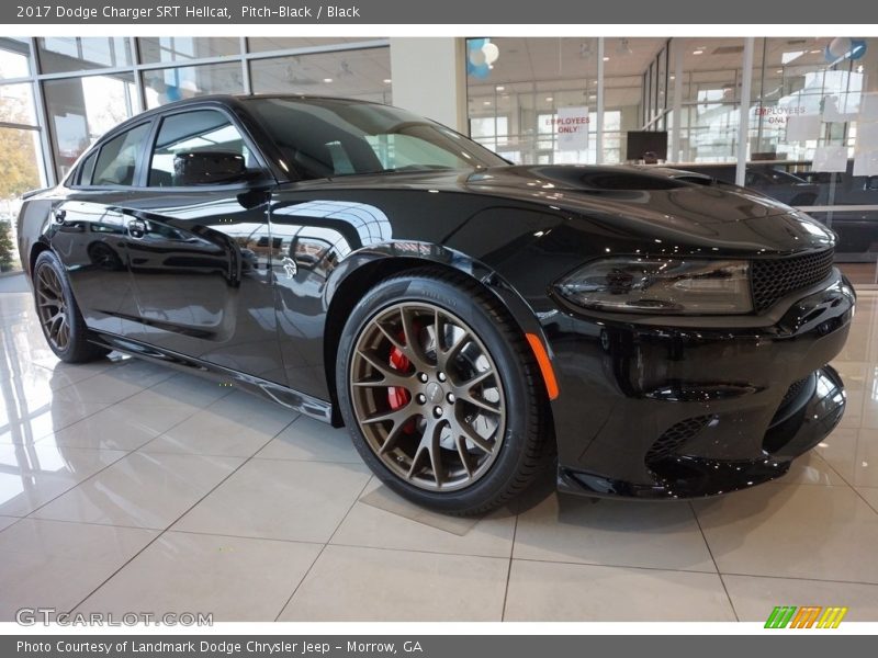 Front 3/4 View of 2017 Charger SRT Hellcat