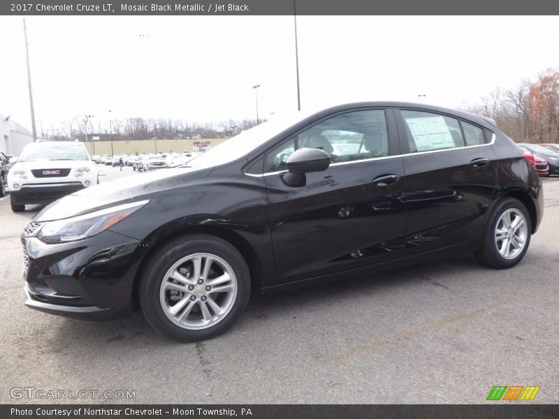 Mosaic Black Metallic / Jet Black 2017 Chevrolet Cruze LT