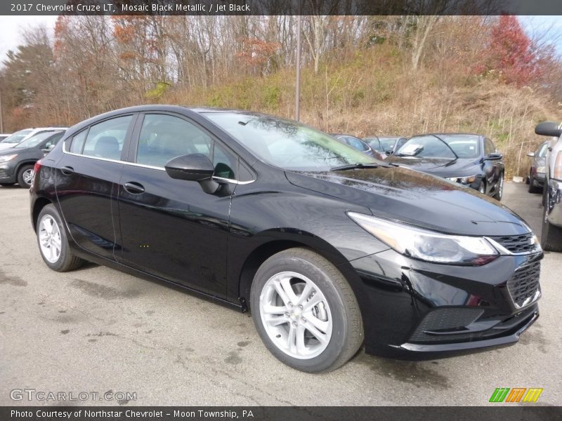 Mosaic Black Metallic / Jet Black 2017 Chevrolet Cruze LT