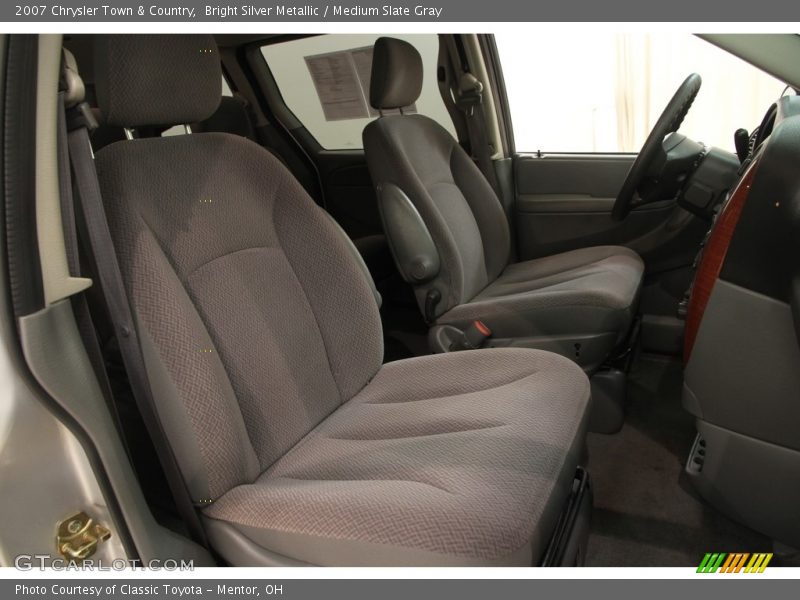 Bright Silver Metallic / Medium Slate Gray 2007 Chrysler Town & Country