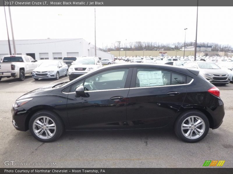 Mosaic Black Metallic / Jet Black 2017 Chevrolet Cruze LT