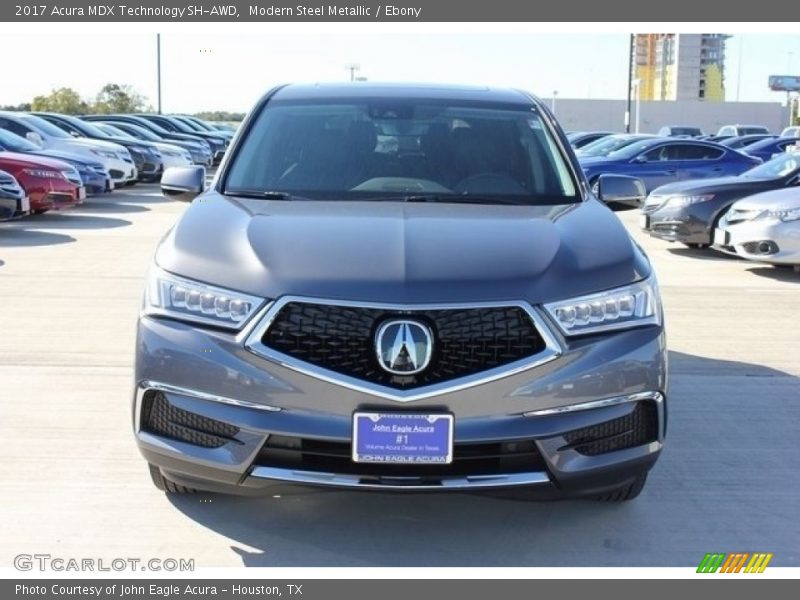 Modern Steel Metallic / Ebony 2017 Acura MDX Technology SH-AWD