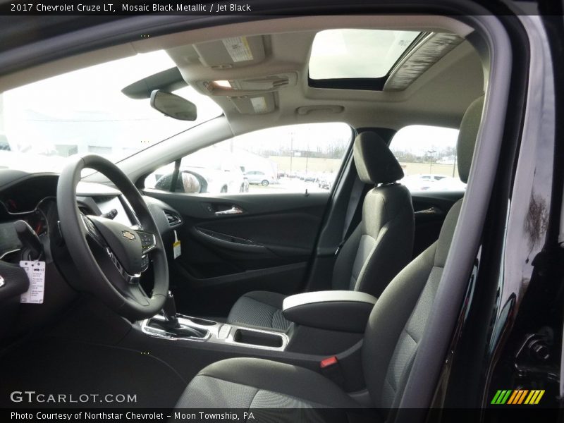 Mosaic Black Metallic / Jet Black 2017 Chevrolet Cruze LT