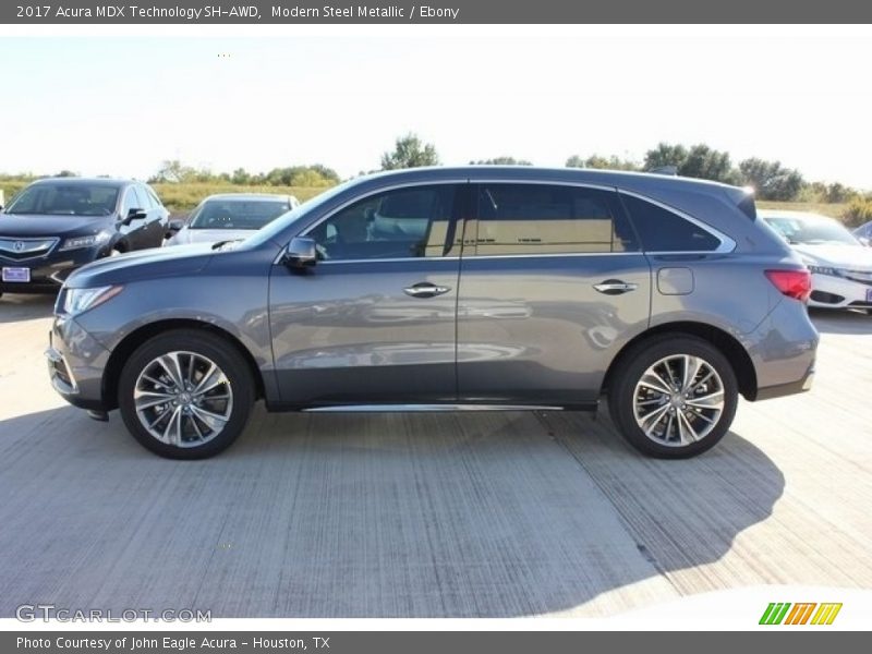 Modern Steel Metallic / Ebony 2017 Acura MDX Technology SH-AWD