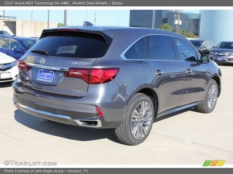 Modern Steel Metallic / Ebony 2017 Acura MDX Technology SH-AWD